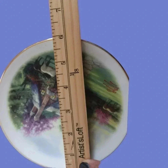 Thomas Kinkade set of cup & saucer summer day - Picture 10 of 10